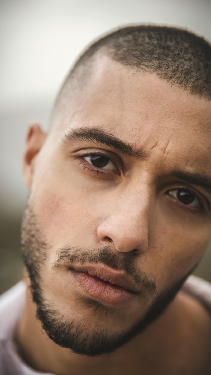 Buzz Cut with Beard Man