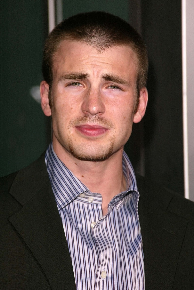 Chris Evans buzz cut