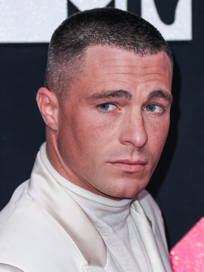Colton Haynes buzz cut