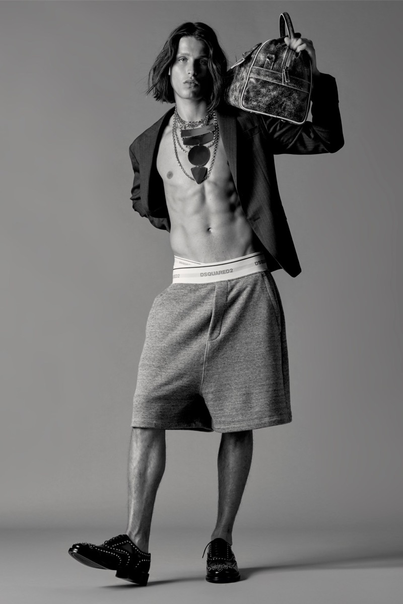 » Dsquared2 Spring 2026 Delivers Muscle, Mischief & Print Dsquared2 Spring Summer 2026 Collection 009