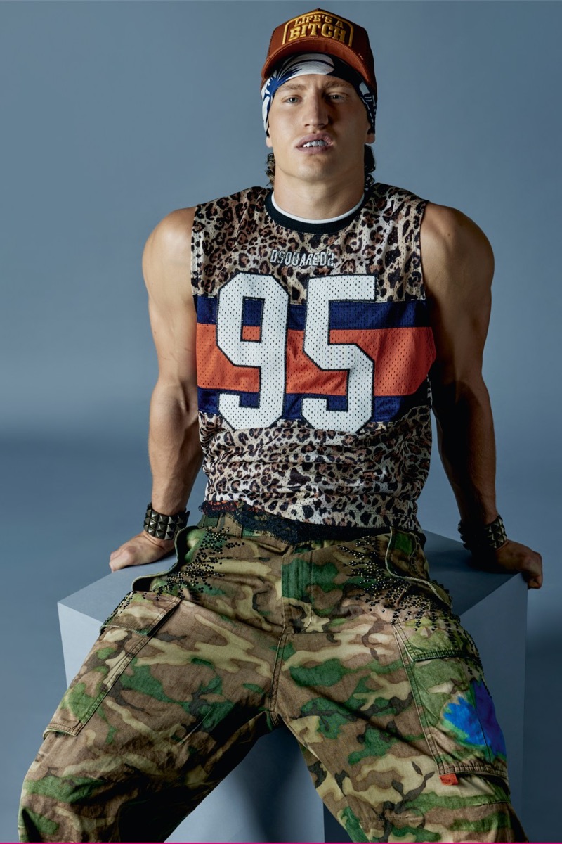 » Dsquared2 Spring 2026 Delivers Muscle, Mischief & Print Dsquared2 Spring Summer 2026 Collection 018