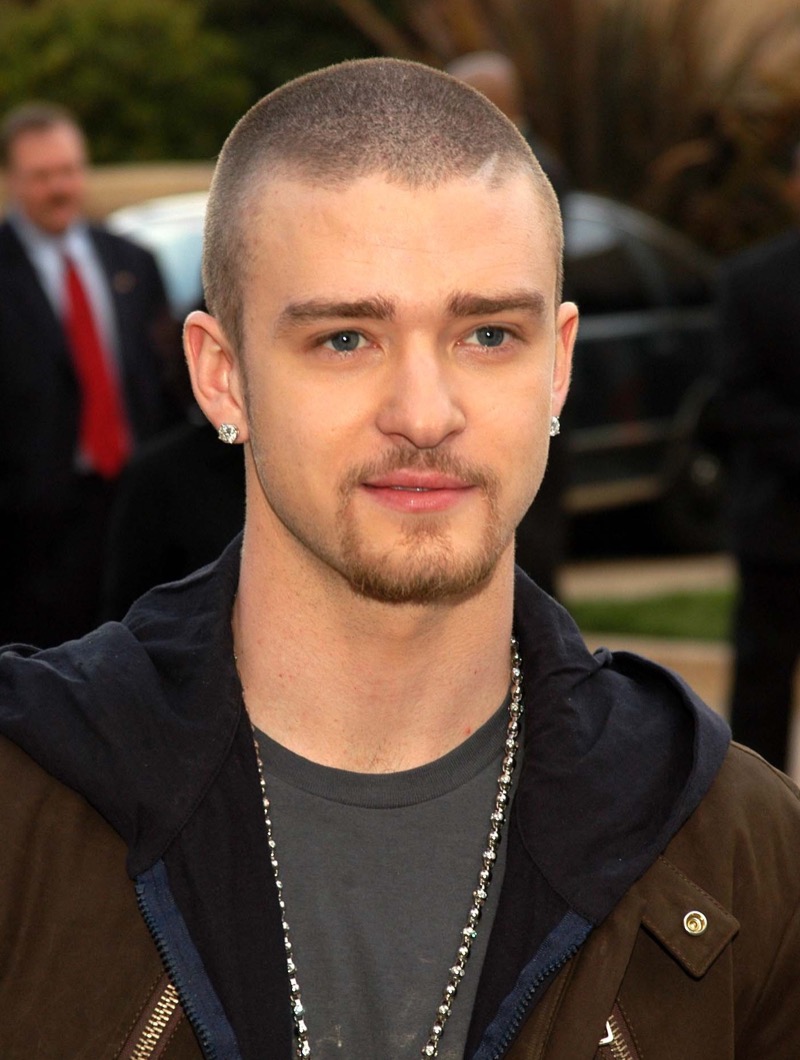 Justin Timberlake buzz cut