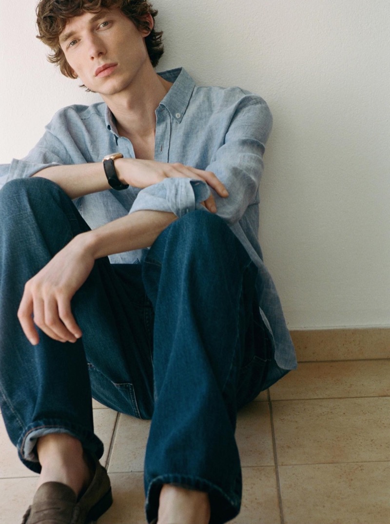 » Massimo Dutti Captures Present-Tense Style in L’Isle-Adam Massimo Dutti Men 004
