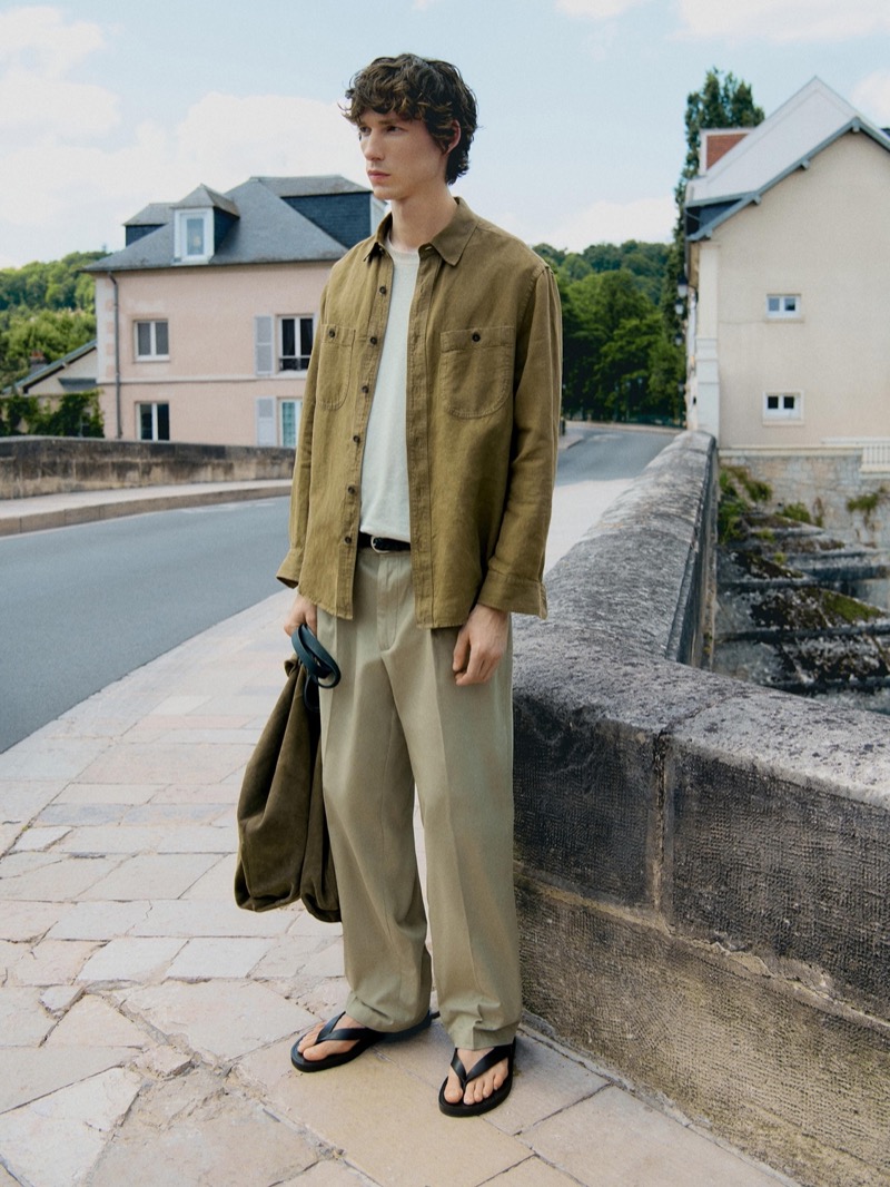 » Massimo Dutti Captures Present-Tense Style in L’Isle-Adam Massimo Dutti Men 009