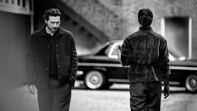 » Brooklyn Beckham Takes London for Moncler's Pre-Fall 2025 Ad Moncler Pre Fall 2025 Campaign 009