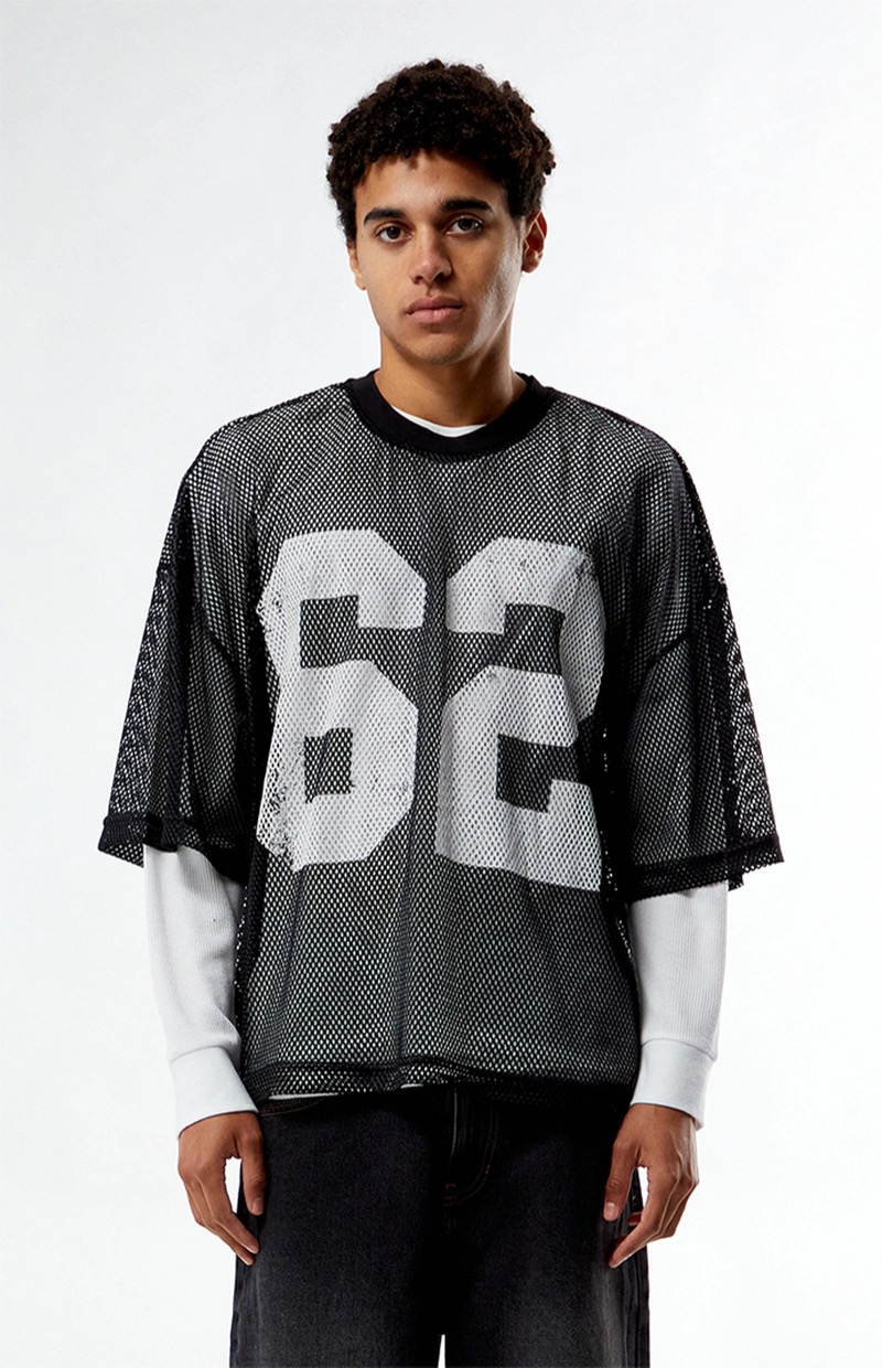 » 7 Y2K Jersey Styles That Make the 2000s Feel Next Gen Pacsun 62 Oversized Mesh Jersey