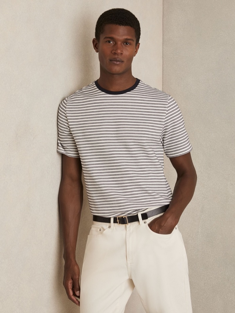 Reiss striped T-shirt men » Why You’ll Always Come Back to the Striped T-shirt Reiss striped T-shirt men