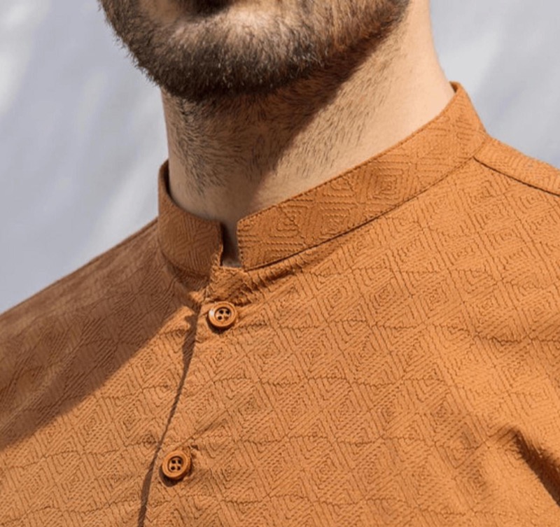 stand collar men