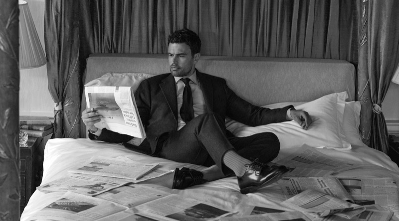 » Theo James Makes Himself at Home in Church’s Fall 2025 Ad Theo James Churchs Fall Winter 2025 Campaign 005