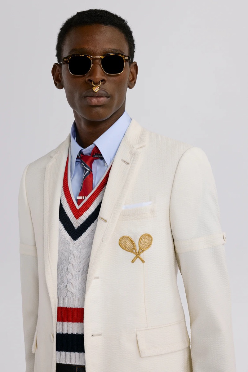 » Thom Browne Spring 2026 Marches to Its Own Rulebook Thom Browne Spring 2026 019