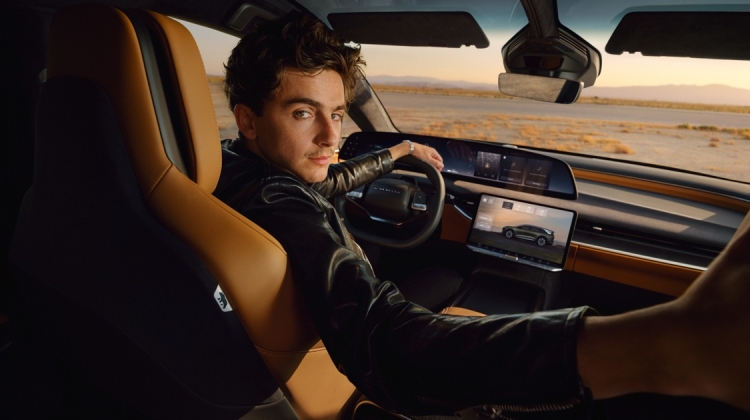Timothée Chalamet Turns Lucid’s Luxury EV Into a Look