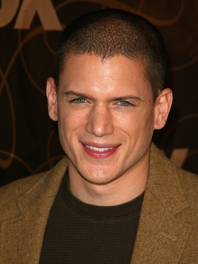 Wentworth Miller buzz cut