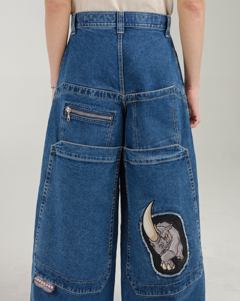 » The 7 Best Men's Y2K Pants to Wear Now Y2K JNCO Wide Leg Jeans Men Back Detail