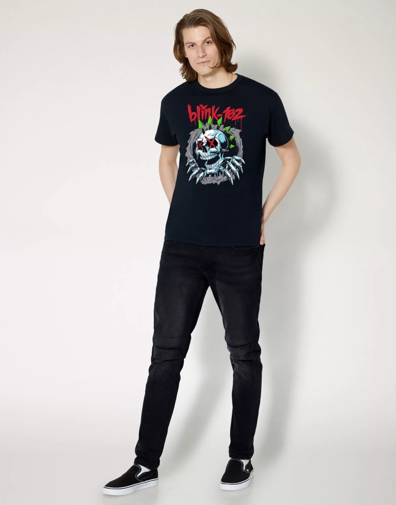 Y2K Outfit Men Blink-182 T-shirt Jeans Vans Slip-ons » 7 Men’s Y2K Outfits That Pass the 2025 Fit Check, No Notes Y2K Outfit Men Blink-182 T-shirt Jeans Vans Slip-ons
