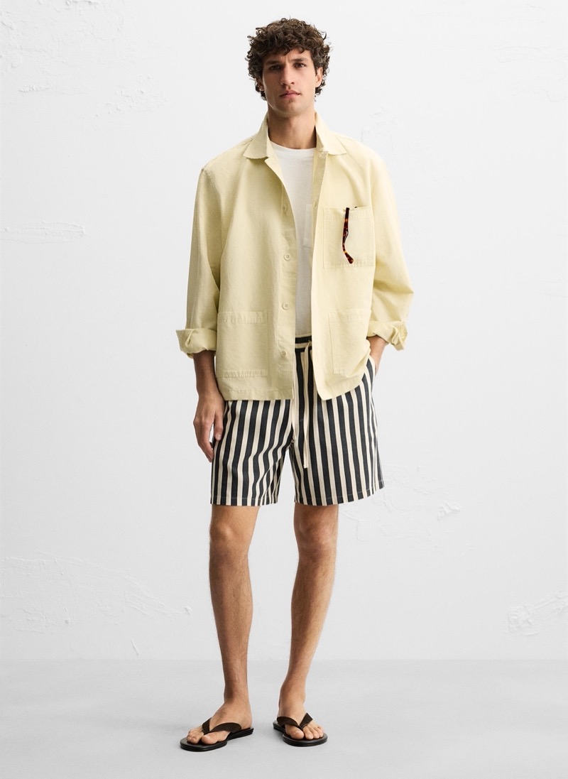 Zara Thong Sandals Men