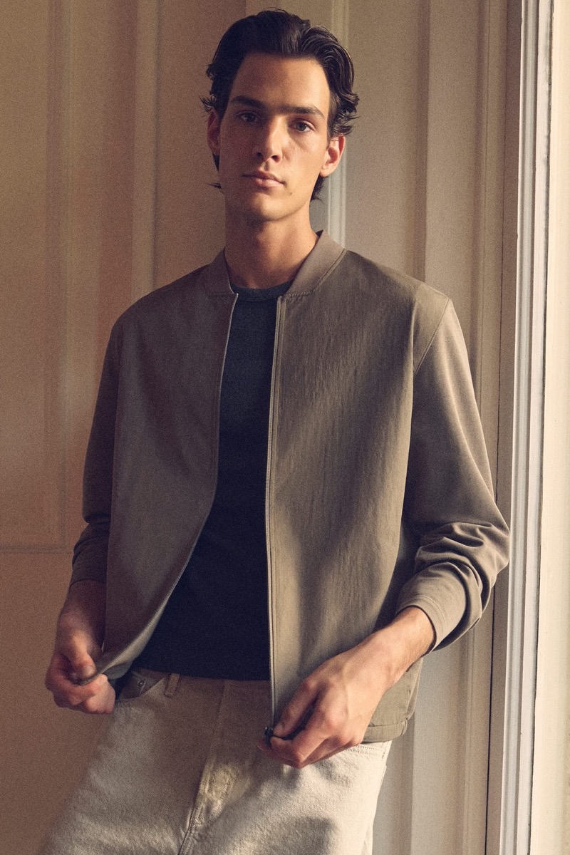Noah Herbst models a pre-fall 2025 look from COS.