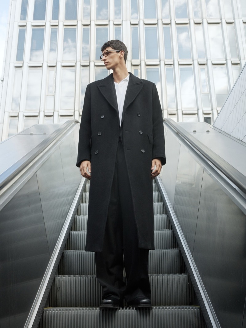 Youssef Rocha fronts the Filippa K pre-fall 2025 campaign.