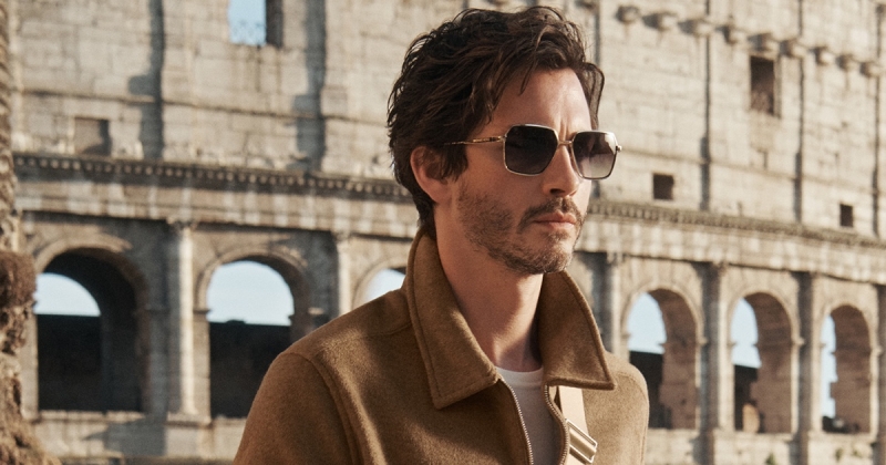 Logan lerman for michael kors fall 2025 campaign