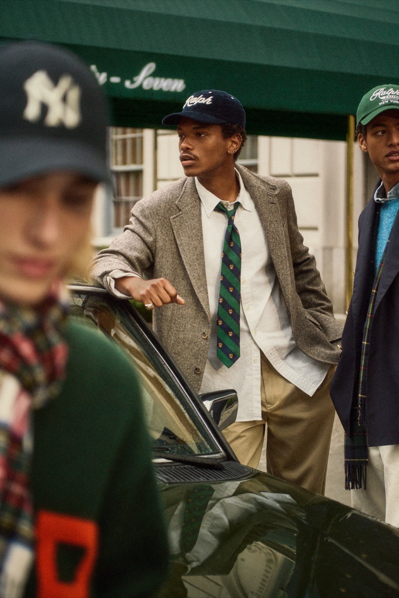Nile Winchester appears in the Polo Ralph Lauren fall 2025 Heritage Icons campaign.