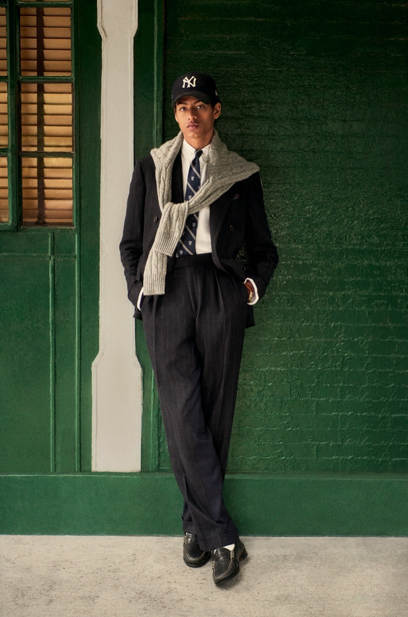 Rapha Keijzer stars in the Polo Ralph Lauren fall 2025 Heritage Icons campaign. 