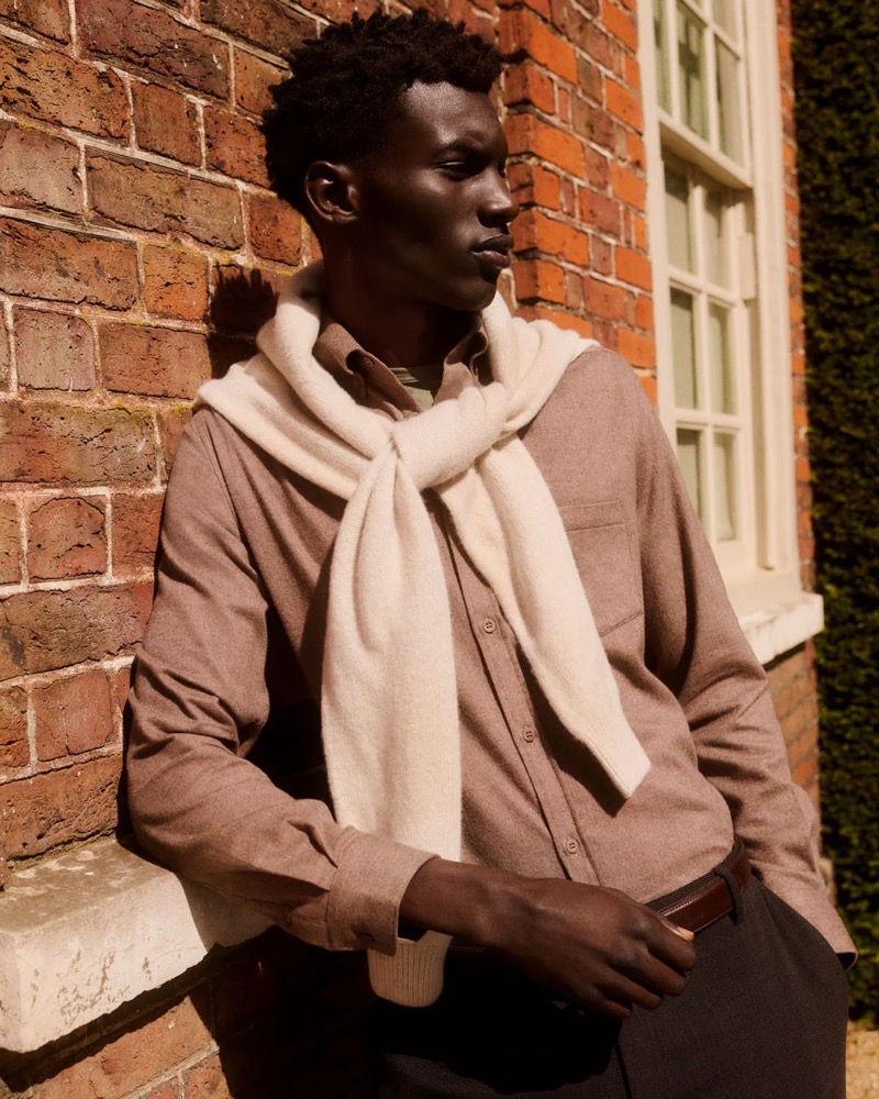 Sunspel fall 2025 campaign 007