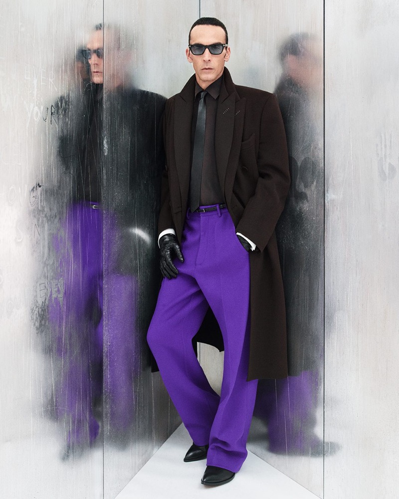 Model Scott Barnhill leads the Tom Ford winter 2025 campaign.