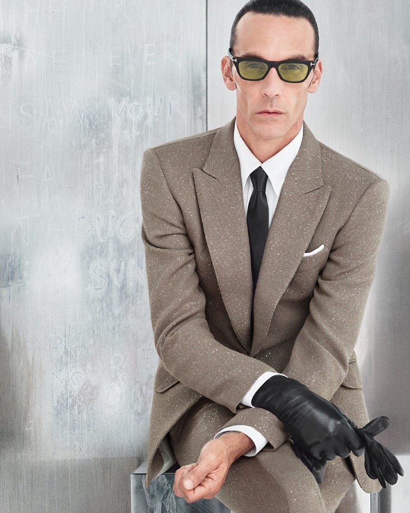 Scott Barnhill stars in the Tom Ford winter 2025 campaign.