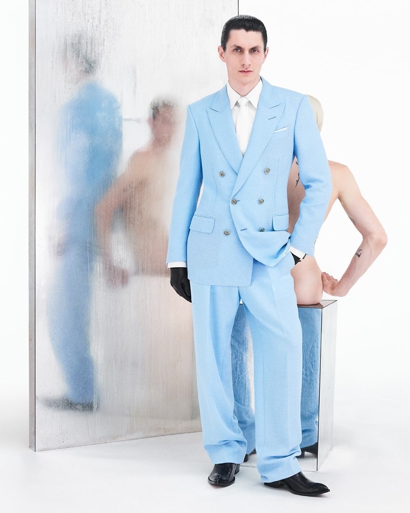 Henry Kitcher fronts the Tom Ford winter 2025 campaign.