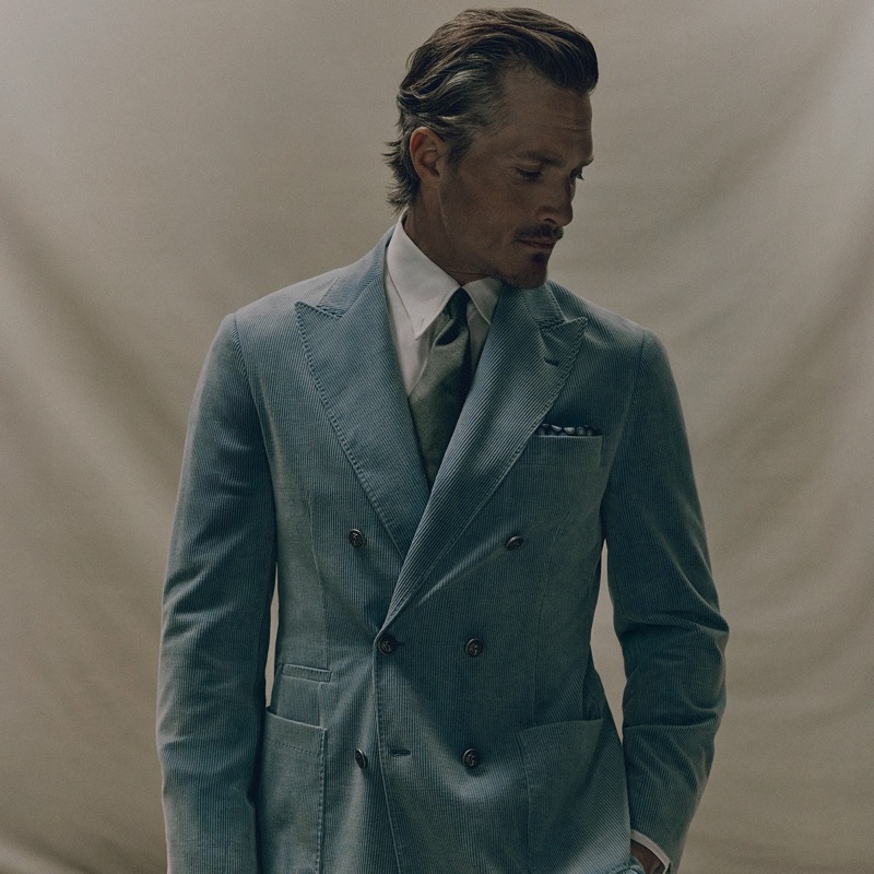 Brunello Cucinelli double-breasted suit