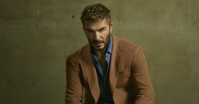 David beckham for beckham x boss fall winter 2025 campaign