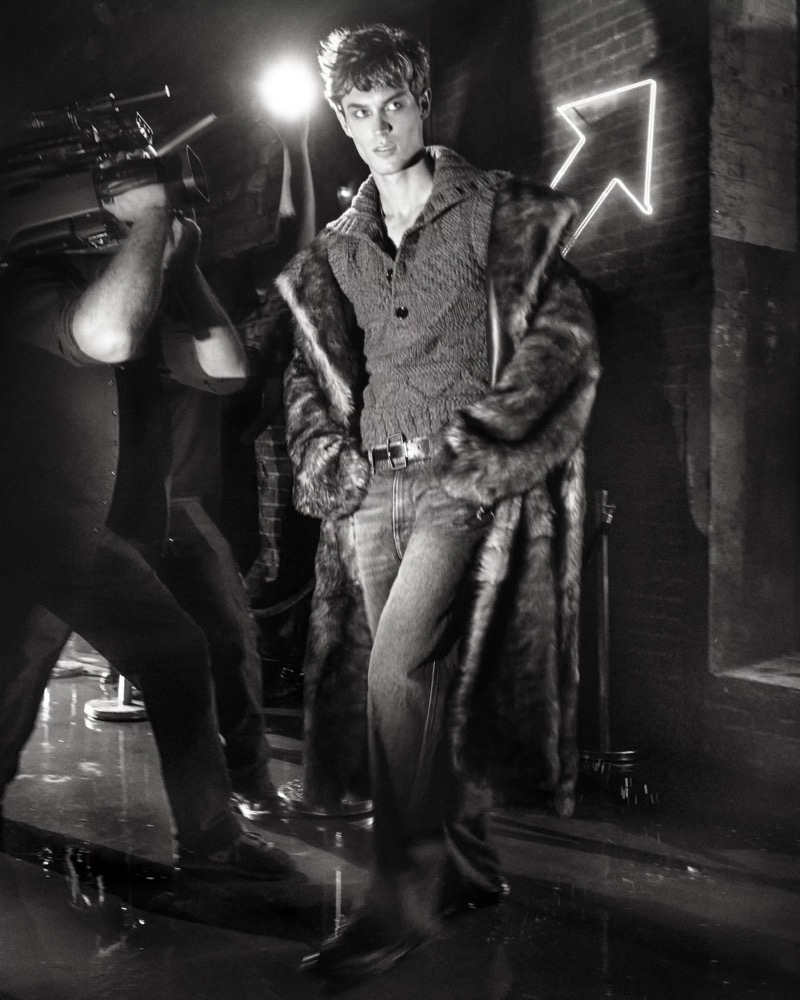 Kit Butler for Dolce & Gabbana fall-winter 2025 campaign