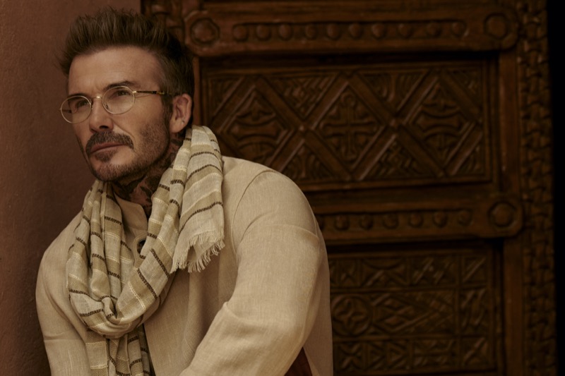 The Eyewear by David Beckham fall-winter 2025 campaign is captured against the backdrop of Marrakech.