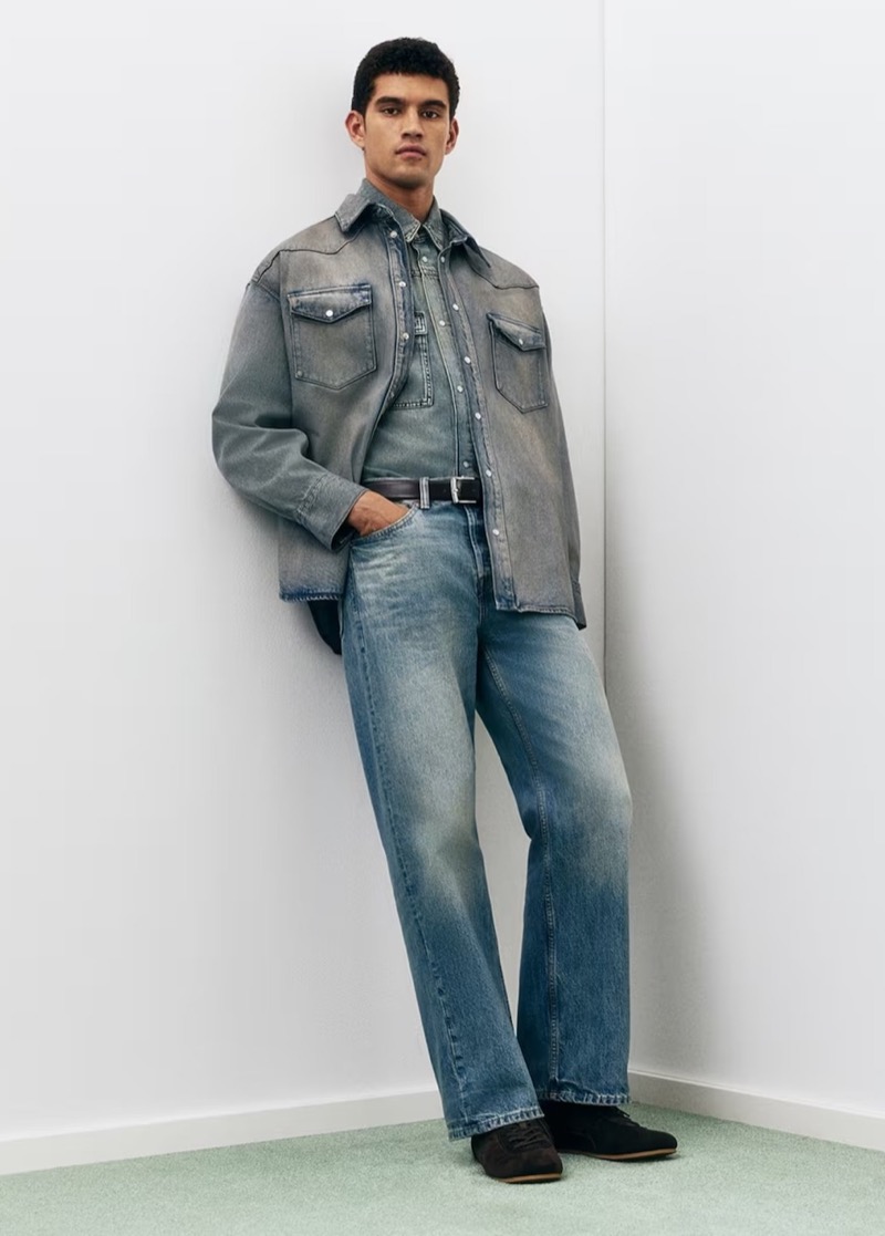 H&M baggy jeans men