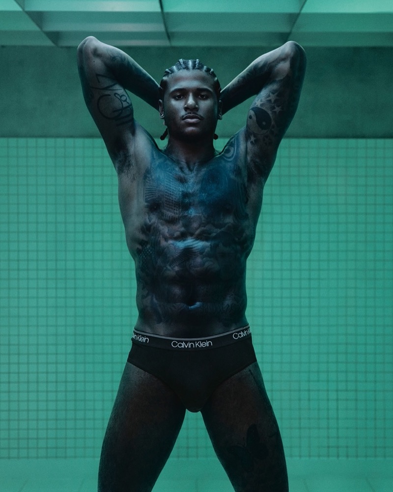Jalen Green Calvin Klein campaign fall 2025 underwear briefs