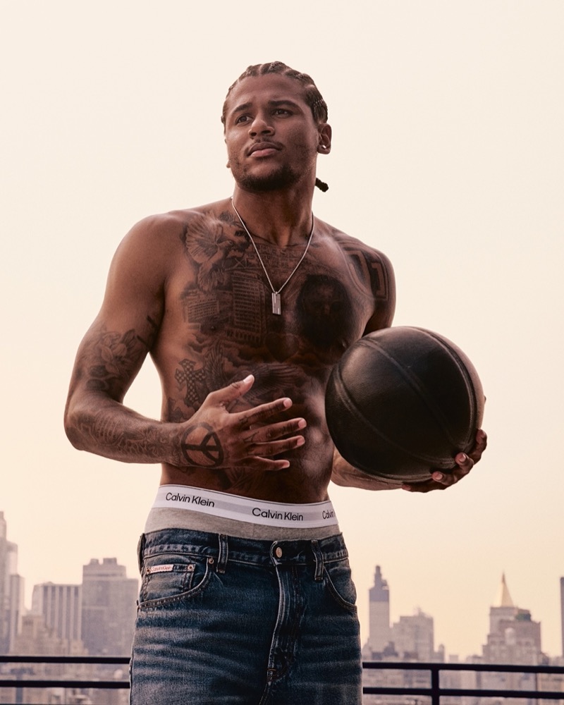 Jalen Green Calvin Klein campaign fall 2025 underwear jeans