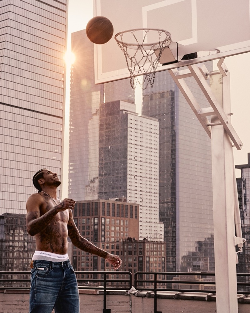 Jalen Green Calvin Klein campaign fall 2025 basketball