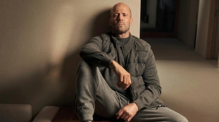 Jason Statham Embraces a Cashmere Cool in Falconeri Fall 2025