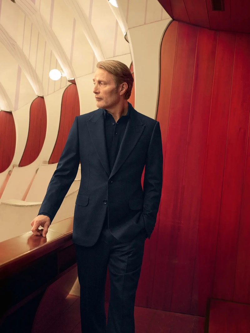 Mads Mikkelsen Zegna winter 2025 campaign Torino jacket