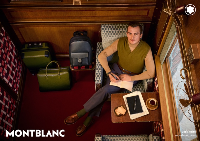 British actor Rupert Friend Montblanc Let's Write campaign