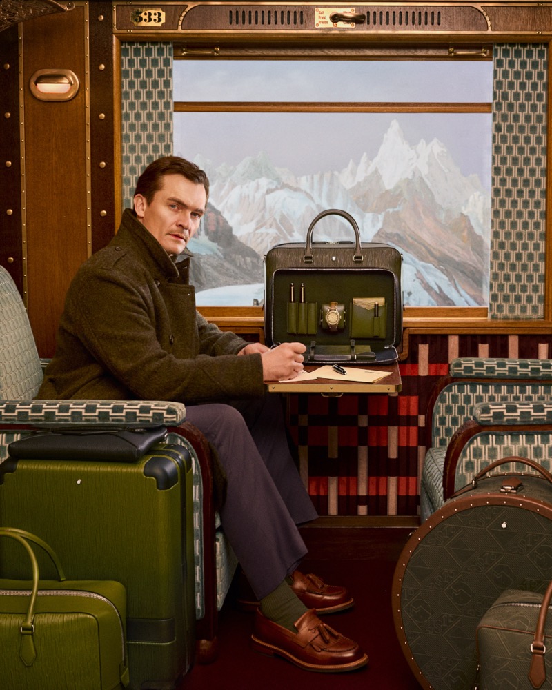 Rupert Friend Montblanc Let's Write advertisement