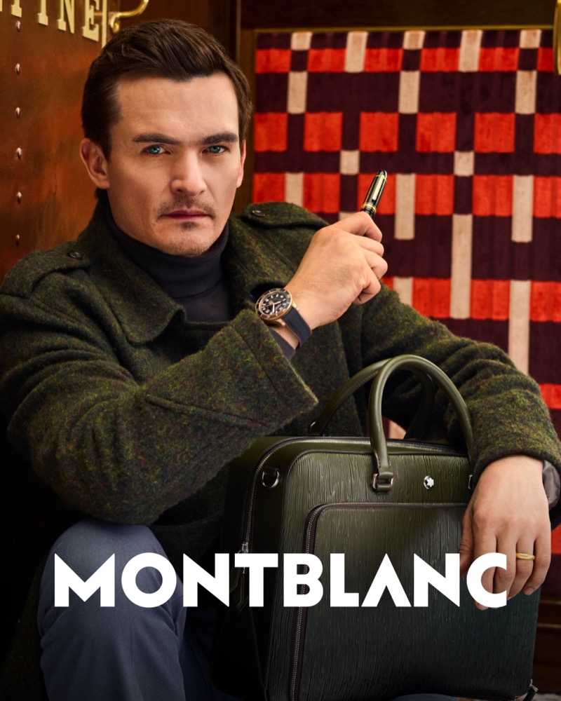 Rupert Friend Montblanc campaign