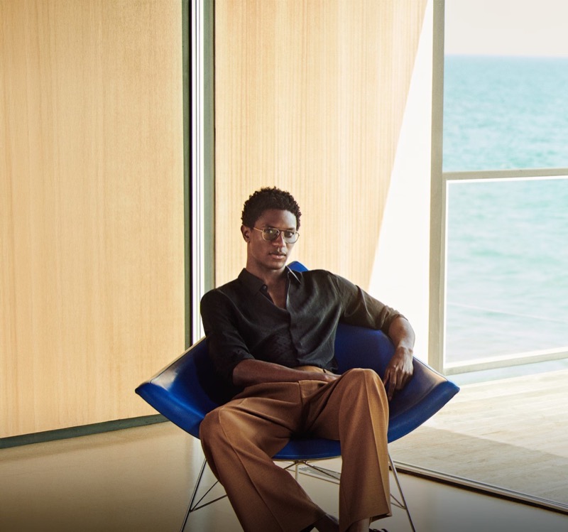 Hamid Onifade Oliver Peoples Malibu Forever campaign