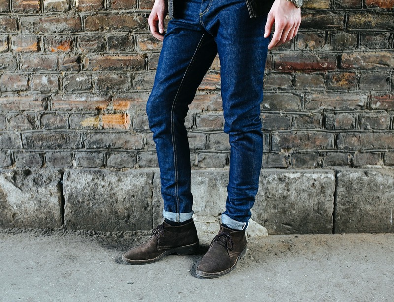 Raw denim men