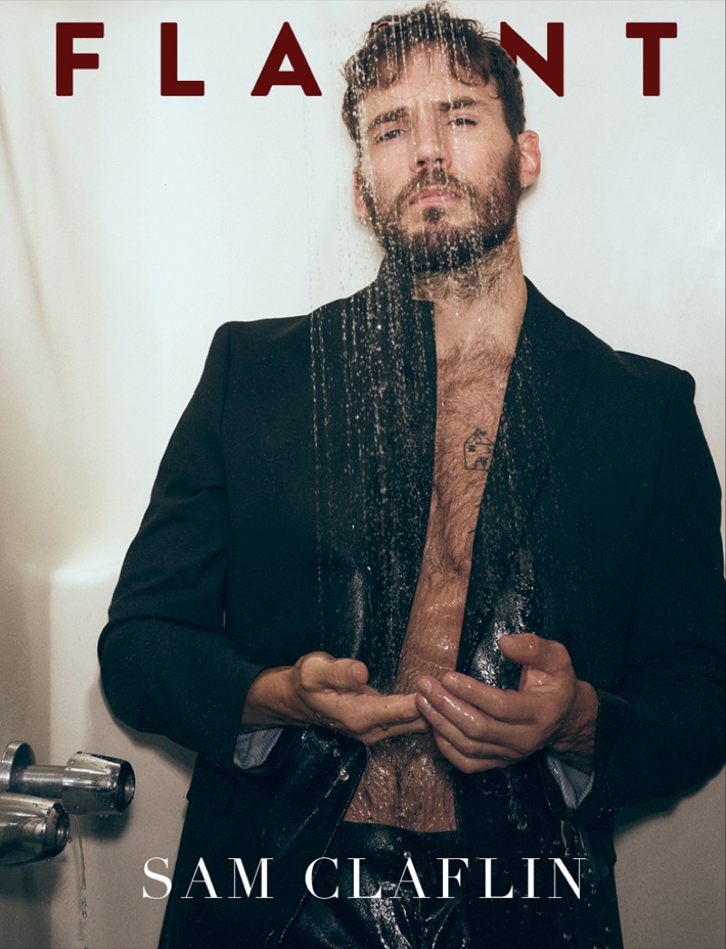 Sam Claflin covers Flaunt Perry Ellis