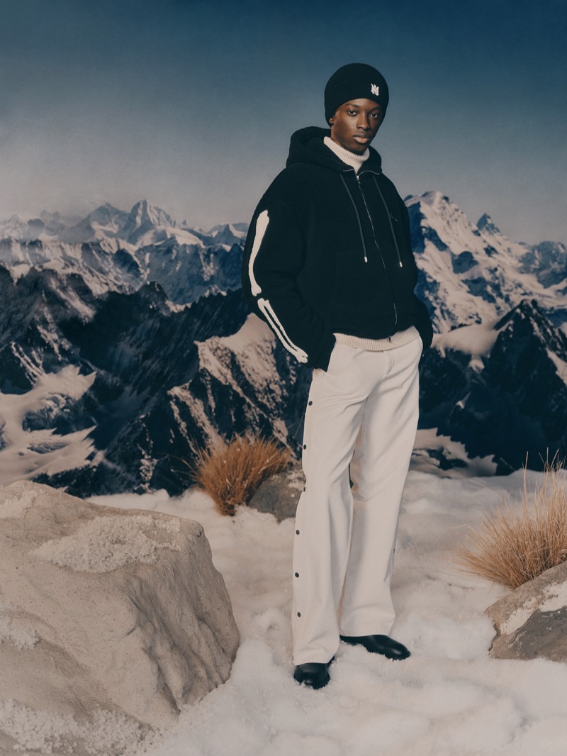 AMIRI winter capsule fleece jacket