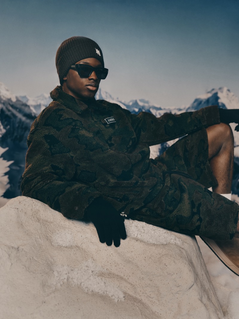 AMIRI winter capsule camouflage fleece