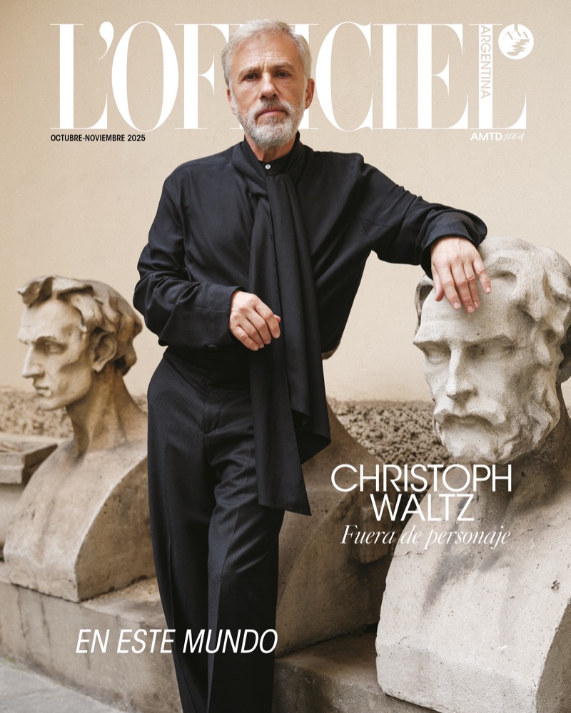 Christoph Waltz 2025 L'Officiel Argentina cover