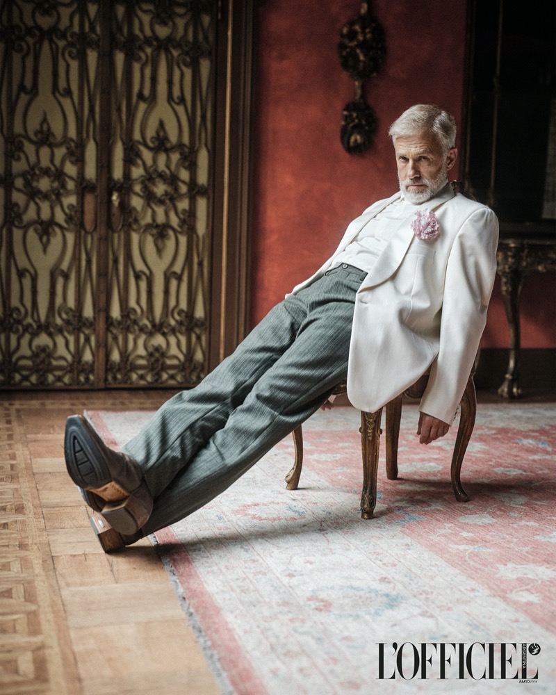 Christoph Waltz 2025 L'Officiel Argentina photo shoot