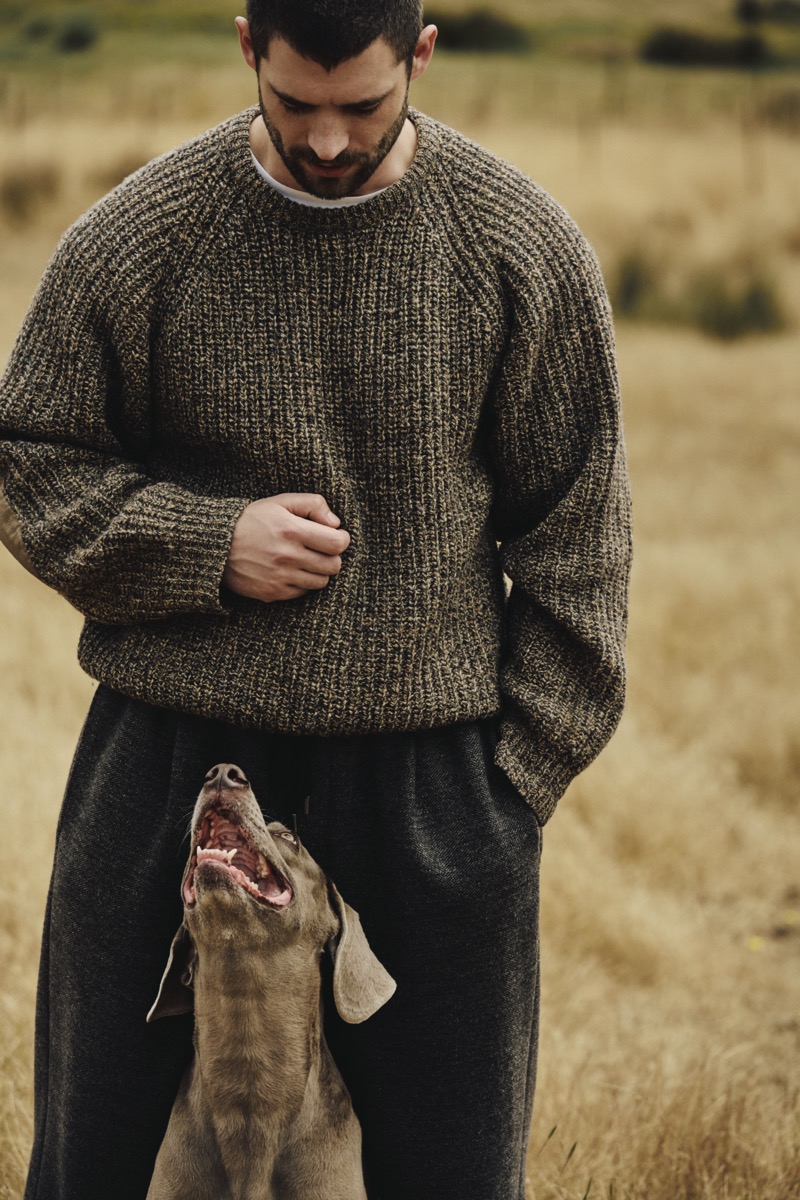 David Corenswet Banana Republic October Edit 2025 sweater