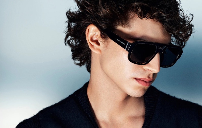 Hedi Ben Tekaya Dolce & Gabbana fall-winter 2025 eyewear campaign